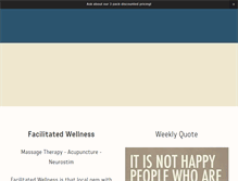 Tablet Screenshot of facwellness.com